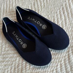 Rothy's Classic Navy Blue Loafers